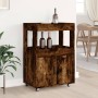 Barwagen aus geräucherter Eichen-Ingenieurholz 60x39,5x89 cm. von , Sideboards - Ref: Foro24-848273, Preis: 104,37 €, Rabatt: %