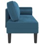 Tagesbettsofa mit blauen Samtkissen von , Tagesbetten - Ref: Foro24-4007570, Preis: 169,94 €, Rabatt: %