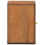 Solid mango wood wall-mounted bathroom cabinet 38x33x48 cm by , Bathroom furniture - Ref: Foro24-358304, Price: 73,52 €, Disc...