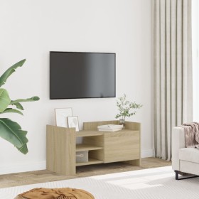 Mueble de TV madera ingeniería roble 80x35x40 cm de , Muebles TV - Ref: Foro24-848369, Precio: 69,82 €, Descuento: %