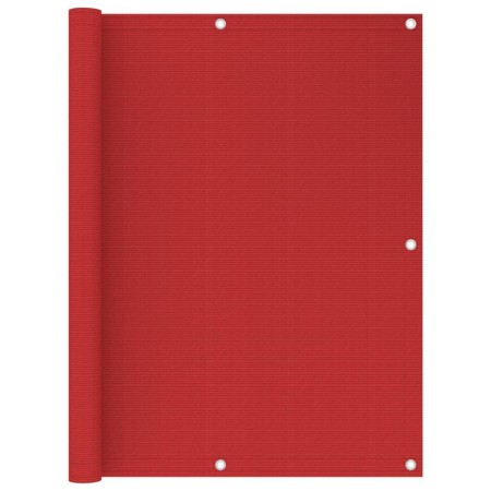 Toldo para balcón HDPE rojo 120x500 cm de vidaXL, Sombrillas - Ref: Foro24-311014, Precio: 13,47 €, Descuento: %