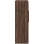 Aparador alto madera de ingeniería marrón roble 30x42,5x124 cm de , Aparadores - Ref: Foro24-846158, Precio: 94,76 €, Descuen...