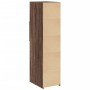 Aparador alto madera de ingeniería marrón roble 30x42,5x124 cm de , Aparadores - Ref: Foro24-846158, Precio: 94,76 €, Descuen...