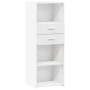 Aparador alto madera de ingeniería blanco 45x42,5x124 cm de , Aparadores - Ref: Foro24-846166, Precio: 94,32 €, Descuento: %