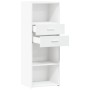 Hoher Schrank aus weißem Ingenieurholz 45x42,5x124 cm. von , Sideboards - Ref: Foro24-846166, Preis: 107,84 €, Rabatt: %