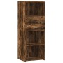 Tall smoked oak engineered wood sideboard 45x42.5x124 cm by , Sideboards - Ref: Foro24-846170, Price: 91,36 €, Discount: %