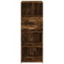 Tall smoked oak engineered wood sideboard 45x42.5x124 cm by , Sideboards - Ref: Foro24-846170, Price: 91,36 €, Discount: %