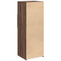 Aparador alto madera de ingeniería marrón roble 45x42,5x124 cm de , Aparadores - Ref: Foro24-846172, Precio: 93,48 €, Descuen...