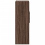 Aparador alto madera de ingeniería marrón roble 50x42,5x124 cm de , Aparadores - Ref: Foro24-846179, Precio: 110,64 €, Descue...