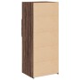 Aparador alto madera de ingeniería marrón roble 50x42,5x124 cm de , Aparadores - Ref: Foro24-846179, Precio: 110,64 €, Descue...