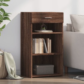 Engineered wood brown oak sideboard 50x42.5x93 cm by , Sideboards - Ref: Foro24-846333, Price: 91,99 €, Discount: %