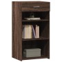 Aparador de madera de ingeniería marrón roble 50x42,5x93 cm de , Aparadores - Ref: Foro24-846333, Precio: 92,09 €, Descuento: %