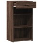 Aparador de madera de ingeniería marrón roble 50x42,5x93 cm de , Aparadores - Ref: Foro24-846333, Precio: 92,09 €, Descuento: %