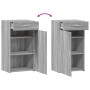 Aparador de madera de ingeniería gris Sonoma 50x42,5x93 cm de , Aparadores - Ref: Foro24-846297, Precio: 89,06 €, Descuento: %