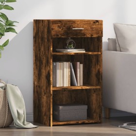 Smoked oak engineered wood sideboard 50x42.5x93 cm by , Sideboards - Ref: Foro24-846331, Price: 89,99 €, Discount: %