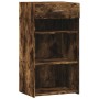 Smoked oak engineered wood sideboard 50x42.5x93 cm by , Sideboards - Ref: Foro24-846331, Price: 89,99 €, Discount: %