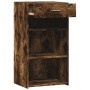 Aparador de madera de ingeniería roble ahumado 50x42,5x93 cm de , Aparadores - Ref: Foro24-846331, Precio: 89,59 €, Descuento: %