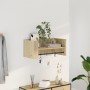 Engineered oak Sonoma wall shelf 70.5x35x30.5 cm by , Shelves and shelves - Ref: Foro24-848453, Price: 40,95 €, Discount: %