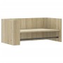 Engineered oak Sonoma wall shelf 70.5x35x30.5 cm by , Shelves and shelves - Ref: Foro24-848453, Price: 40,95 €, Discount: %