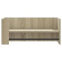 Engineered oak Sonoma wall shelf 70.5x35x30.5 cm by , Shelves and shelves - Ref: Foro24-848453, Price: 40,95 €, Discount: %