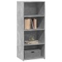 Aparador alto madera de ingeniería gris hormigón 50x41x124 cm de , Aparadores - Ref: Foro24-846400, Precio: 79,69 €, Descuent...