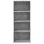 Tall engineered wood sideboard in gray concrete 50x41x124 cm by , Sideboards - Ref: Foro24-846400, Price: 91,11 €, Discount: %