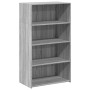 Aparador alto madera de ingeniería gris Sonoma 70x41x124 cm de , Aparadores - Ref: Foro24-846409, Precio: 92,90 €, Descuento: %