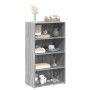 Aparador alto madera de ingeniería gris Sonoma 70x41x124 cm de , Aparadores - Ref: Foro24-846409, Precio: 92,90 €, Descuento: %