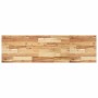 Estante de lavabo de pared acero y madera maciza de acacia de , Tocadores de baño - Ref: Foro24-3302730, Precio: 108,84 €, De...