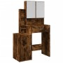 Dresser with smoked oak furniture 80x35x132 cm by , Bedroom Dressers - Ref: Foro24-848238, Price: 126,46 €, Discount: %