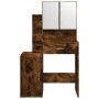 Dresser with smoked oak furniture 80x35x132 cm by , Bedroom Dressers - Ref: Foro24-848238, Price: 126,46 €, Discount: %