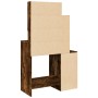 Dresser with smoked oak furniture 80x35x132 cm by , Bedroom Dressers - Ref: Foro24-848238, Price: 126,46 €, Discount: %