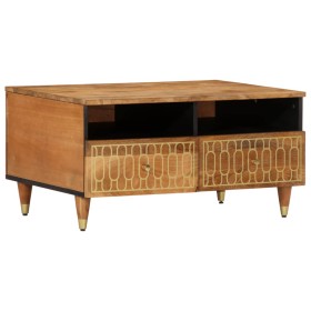 Solid mango wood coffee table 80x54x40 cm by , Coffee table - Ref: Foro24-358297, Price: 159,99 €, Discount: %