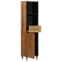 Solid mango wood bathroom cabinet 38x33x160 cm by , Bathroom furniture - Ref: Foro24-358306, Price: 161,64 €, Discount: %