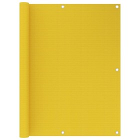 Yellow HDPE balcony awning 120x600 cm by vidaXL, Umbrellas - Ref: Foro24-311003, Price: 19,17 €, Discount: %