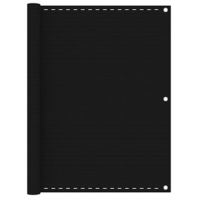 Toldo para balcón HDPE negro 120x500 cm de vidaXL, Sombrillas - Ref: Foro24-311038, Precio: 17,77 €, Descuento: %