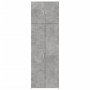 Aparador alto madera de ingeniería gris hormigón 80x42,5x249 cm de , Aparadores - Ref: Foro24-3281367, Precio: 258,46 €, Desc...