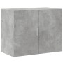 Aparador alto madera de ingeniería gris hormigón 80x42,5x249 cm de , Aparadores - Ref: Foro24-3281367, Precio: 258,46 €, Desc...