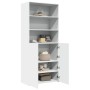 Hoher Schrank aus weißem Ingenieurholz 80x42,5x185 cm von , Sideboards - Ref: Foro24-3281378, Preis: 186,75 €, Rabatt: %