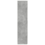 Aparador de madera de ingeniería gris hormigón 80x42,5x185 cm de , Aparadores - Ref: Foro24-3281437, Precio: 186,67 €, Descue...