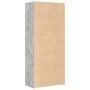 Aparador de madera de ingeniería gris hormigón 80x42,5x185 cm de , Aparadores - Ref: Foro24-3281437, Precio: 195,29 €, Descue...