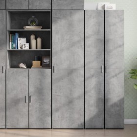 Engineered wood sideboard in concrete grey, 50x42.5x185 cm by , Sideboards - Ref: Foro24-3281416, Price: 166,93 €, Discount: %