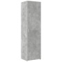 Aparador de madera de ingeniería gris hormigón 50x42,5x185 cm de , Aparadores - Ref: Foro24-3281416, Precio: 166,93 €, Descue...