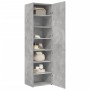 Aparador de madera de ingeniería gris hormigón 50x42,5x185 cm de , Aparadores - Ref: Foro24-3281416, Precio: 166,93 €, Descue...