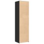 Aparador de madera de ingeniería negro 50x42,5x185 cm de , Aparadores - Ref: Foro24-3281414, Precio: 174,55 €, Descuento: %