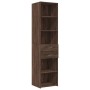 Aparador de madera de ingeniería marrón roble 45x42,5x185 cm de , Aparadores - Ref: Foro24-3281454, Precio: 132,99 €, Descuen...