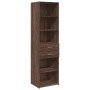 Aparador de madera de ingeniería marrón roble 50x42,5x185 cm de , Aparadores - Ref: Foro24-3281461, Precio: 140,01 €, Descuen...