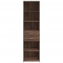 Aparador de madera de ingeniería marrón roble 50x42,5x185 cm de , Aparadores - Ref: Foro24-3281461, Precio: 140,01 €, Descuen...