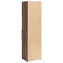 Aparador de madera de ingeniería marrón roble 50x42,5x185 cm de , Aparadores - Ref: Foro24-3281461, Precio: 140,01 €, Descuen...