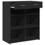 Aparador de madera de ingeniería negro 80x42,5x93 cm de , Aparadores - Ref: Foro24-3281477, Precio: 125,17 €, Descuento: %